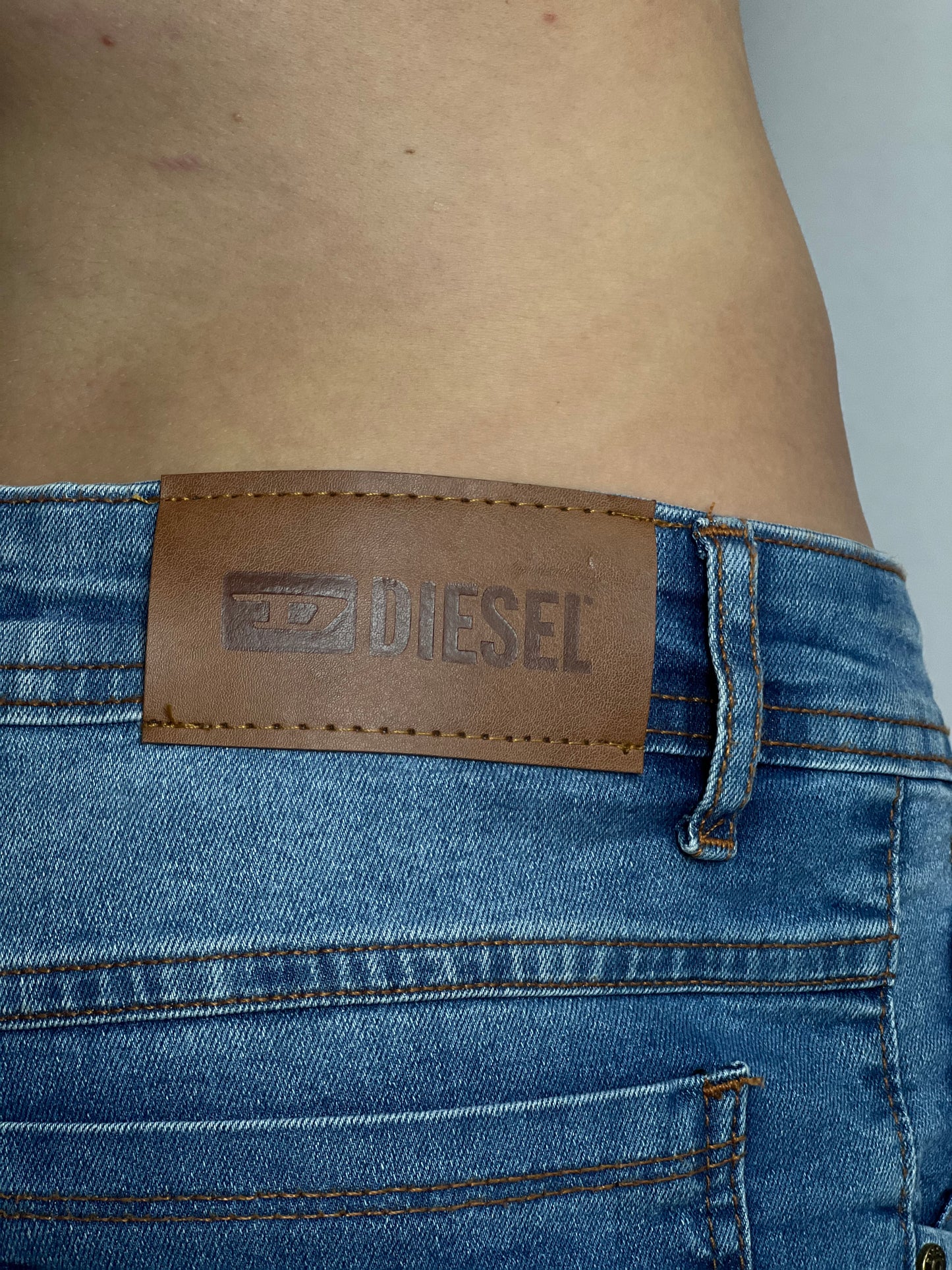 Bermuda Jeans Diesel | Denim Crown - Slate Distressed