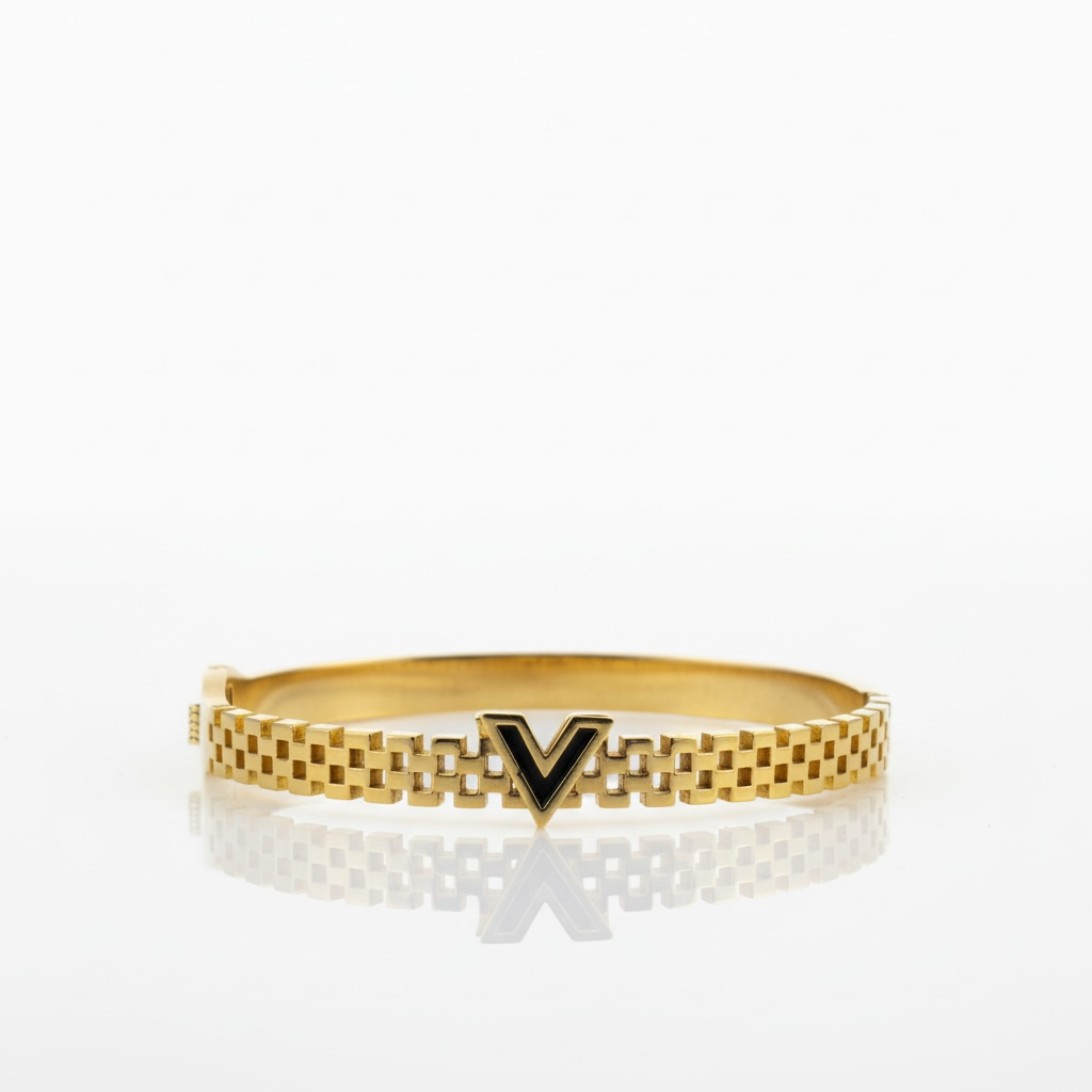 Bracelete Victory | Iconic Luxury 2 anos de garantia - Gold Steel