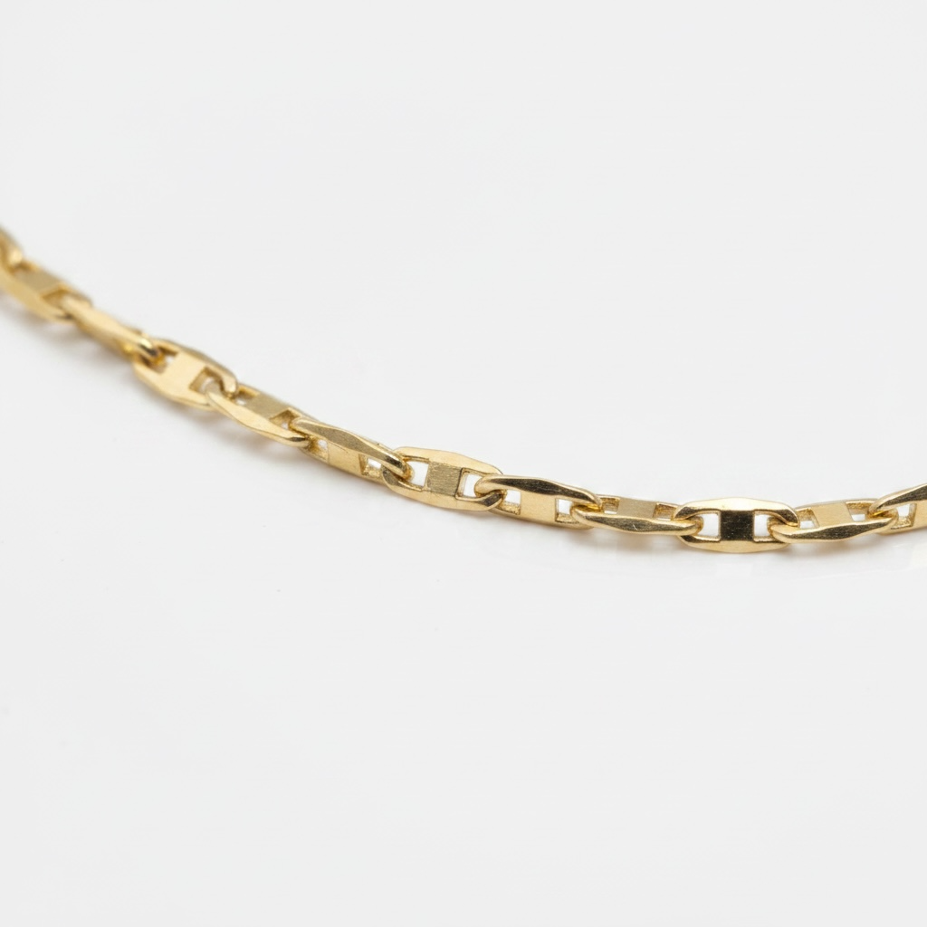 Piastrine | corrente banhada a ouro 18K | 60cm