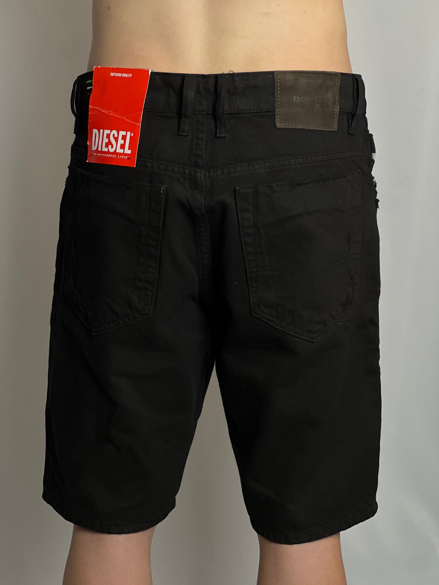 Bermuda Jeans Diesel | Denim Crown - Black ônix