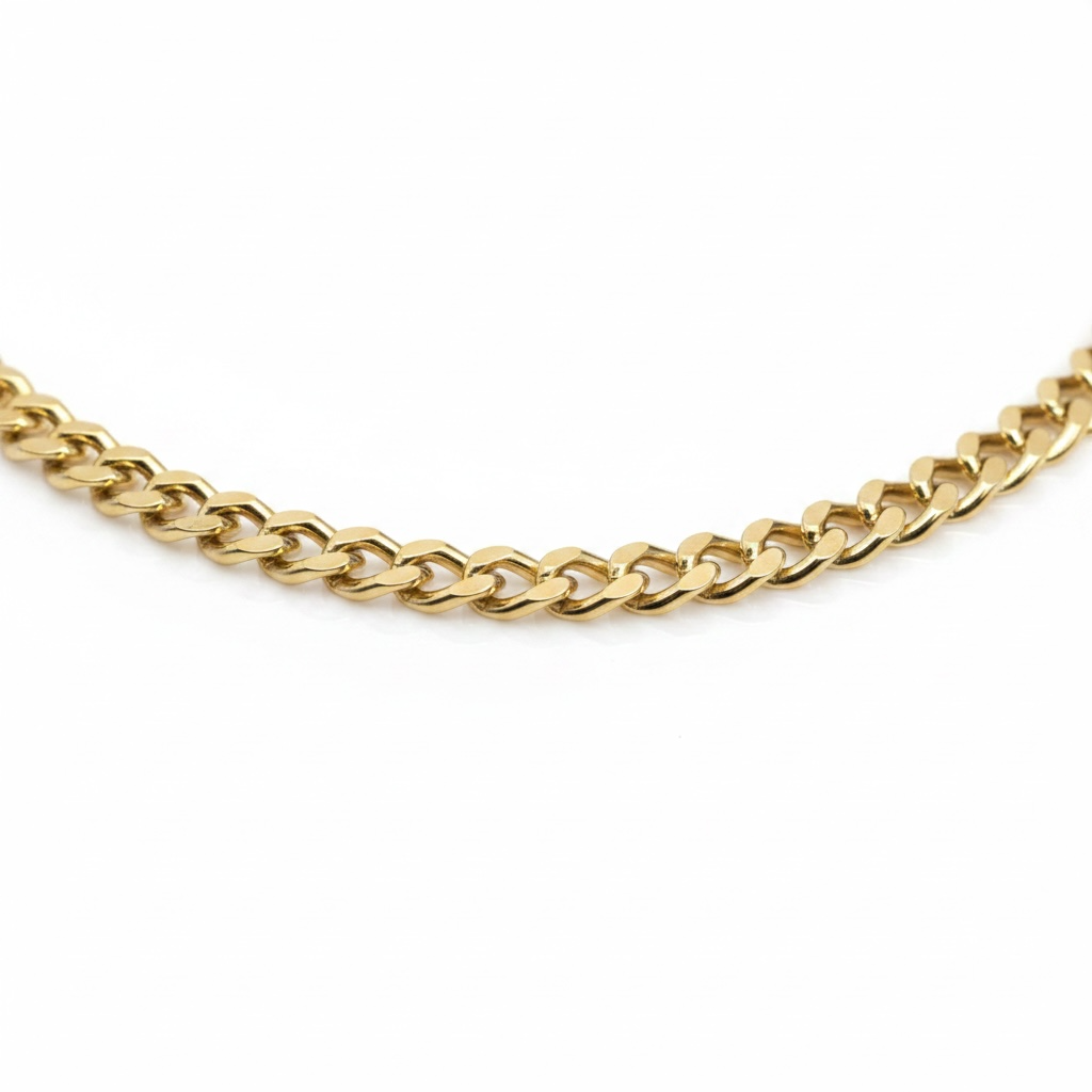 GRUMET | corrente banhada a ouro 18K | 60cm