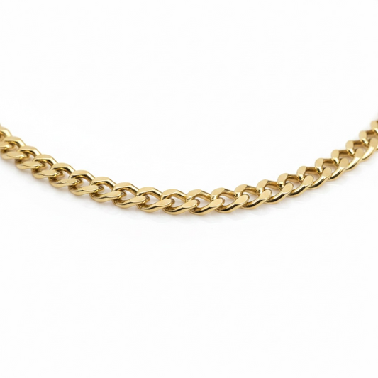 GRUMET | corrente banhada a ouro 18K | 60cm