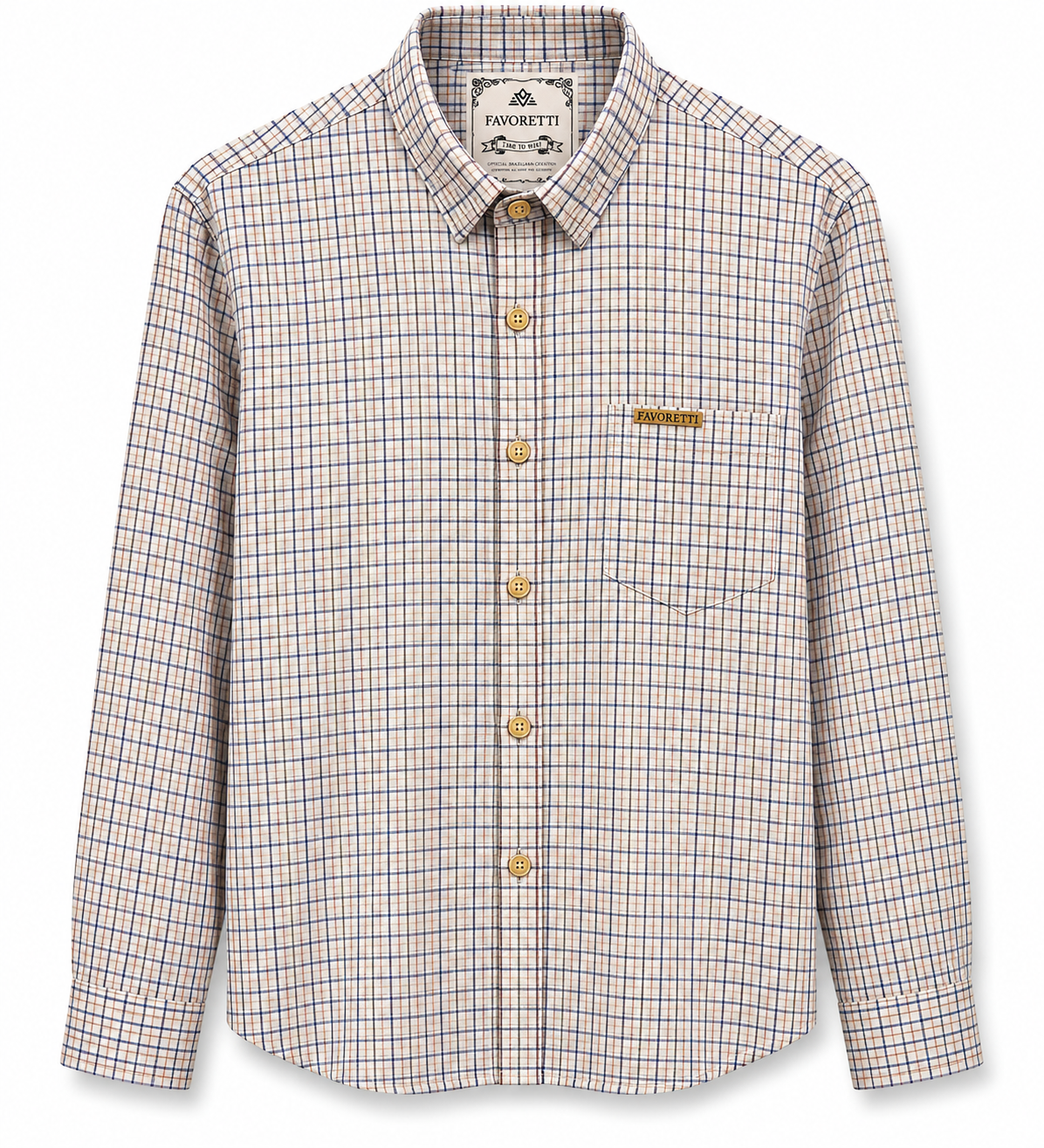 Camisa Favoretti Xadrezfav Drop 1