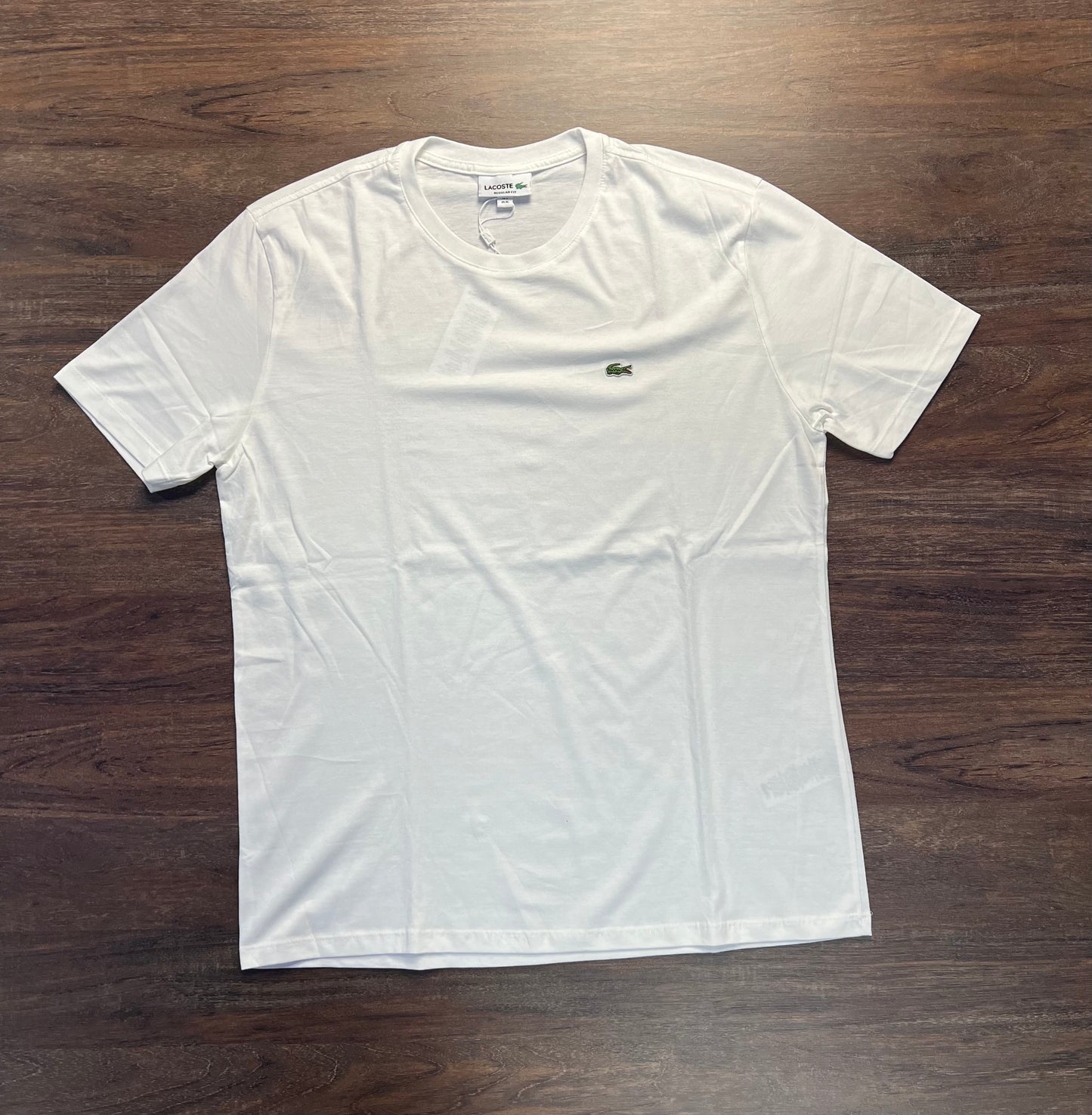 Camiseta Peruana Lacoste Clássica Branca