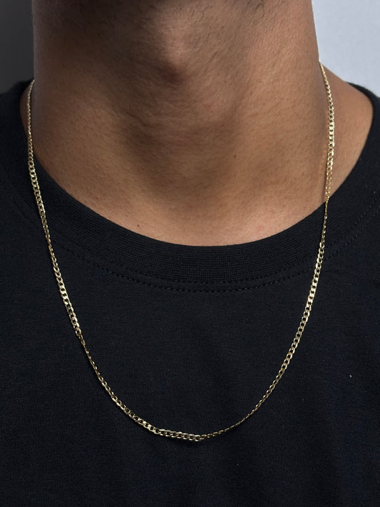 Grumet | corrente banhada a ouro 18K | 60cm