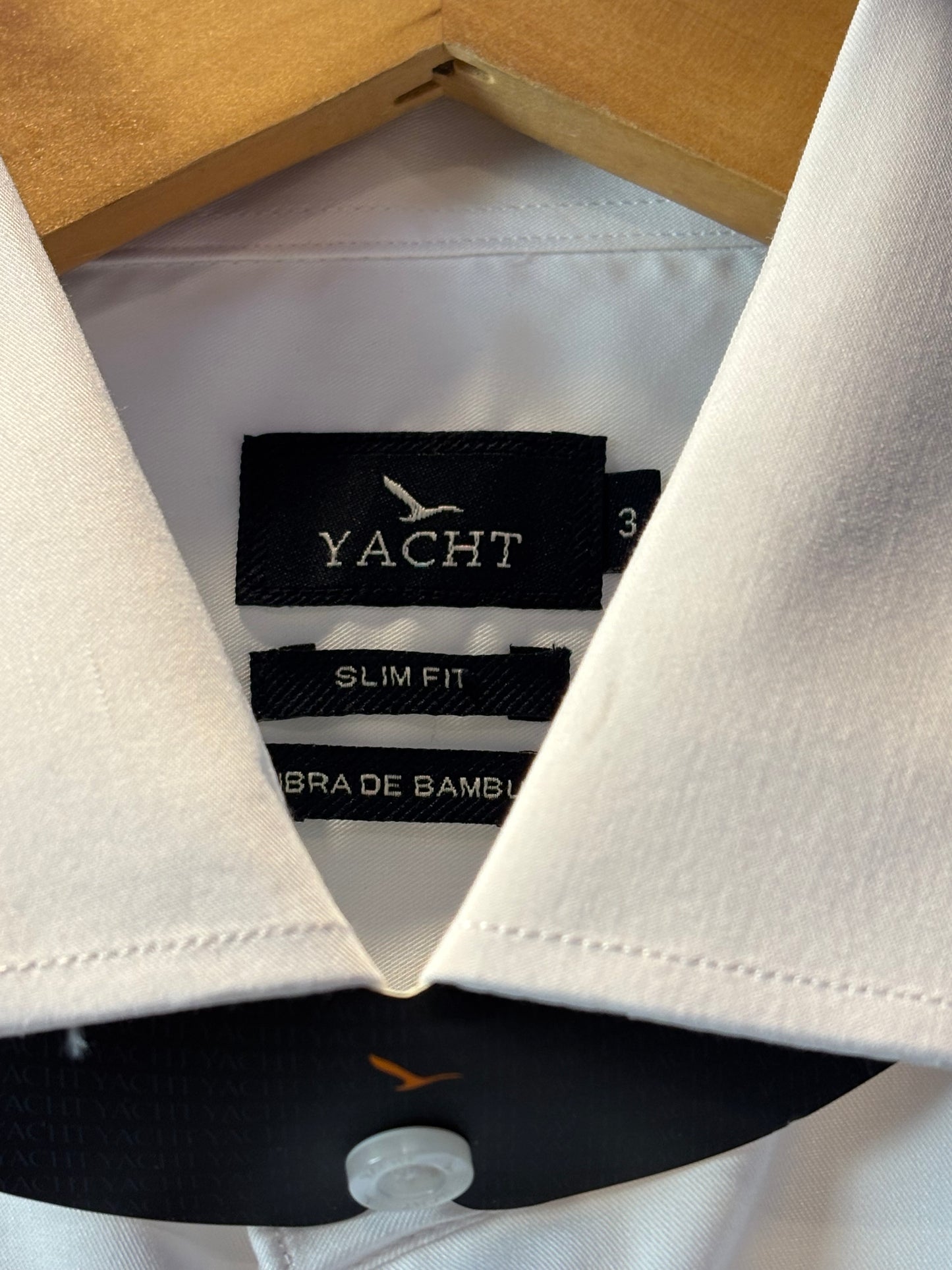 Camisa Social Yacht - Slim Fit  - Fibra de Bambu - Branco
