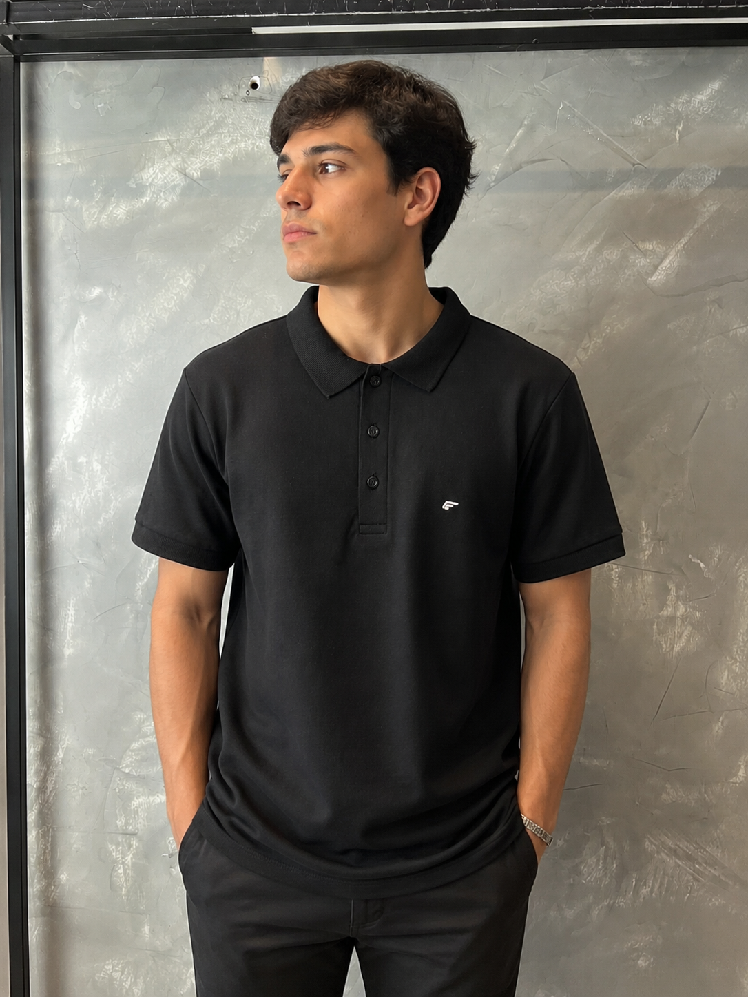 Camisa Polo Ellus Preta