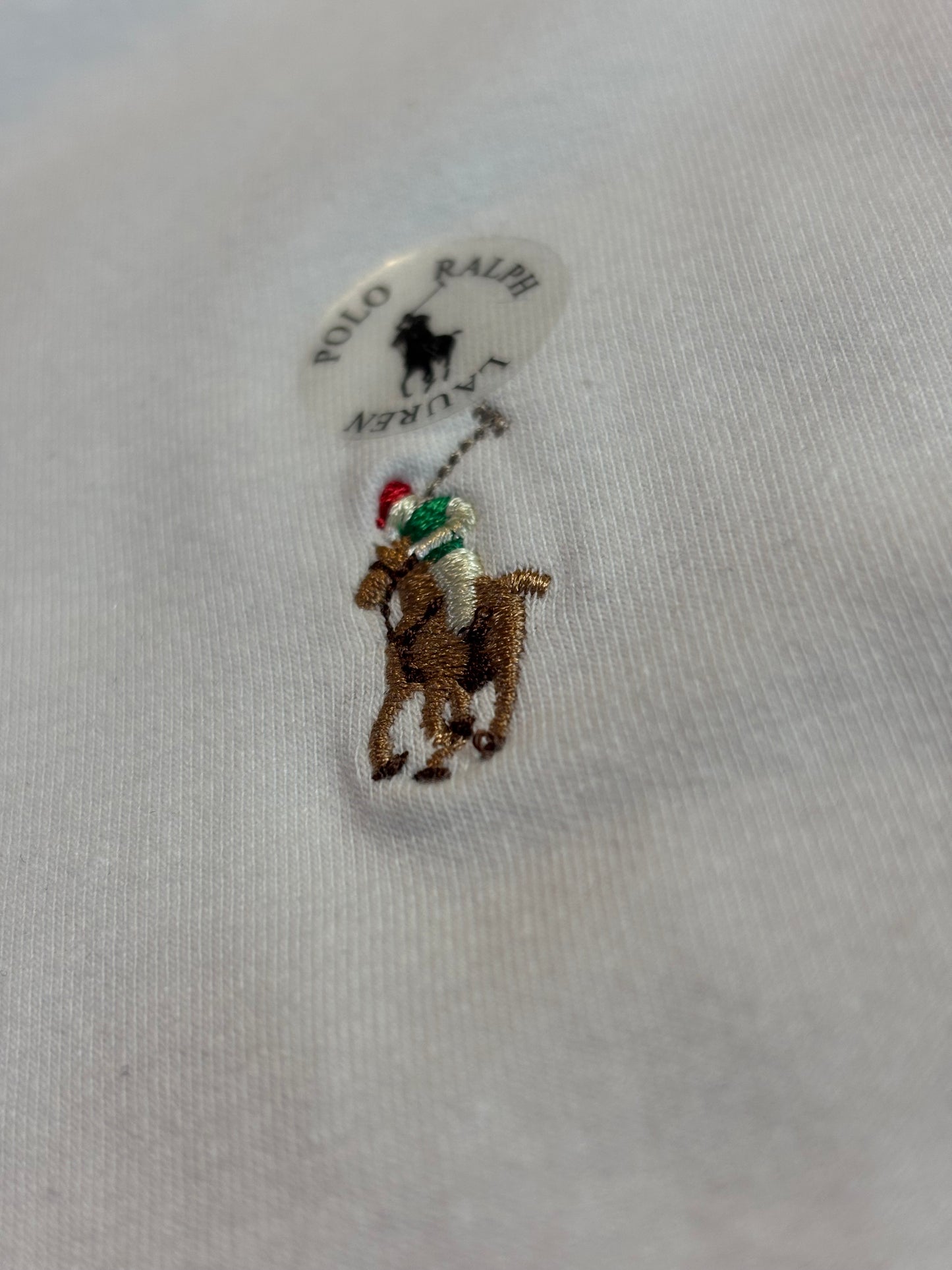 T-Shirt Ralph Lauren Tee Special Cotton Pima Branca Clássica