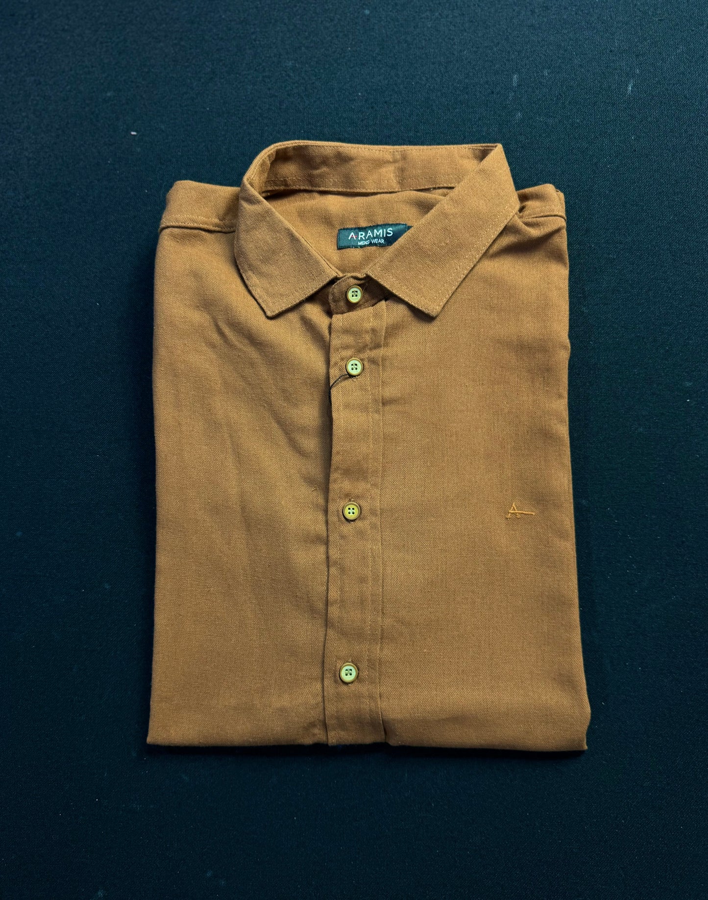 Camisa de Botão A| Linho - avelã