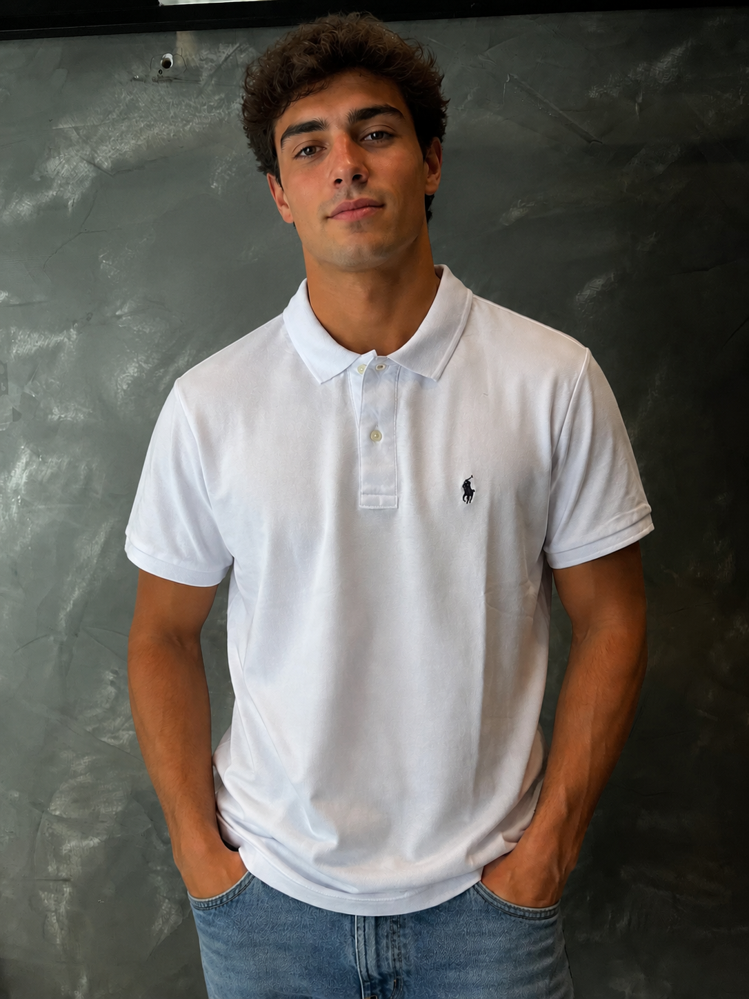 Camisa Polo Ralph Lauren Branca