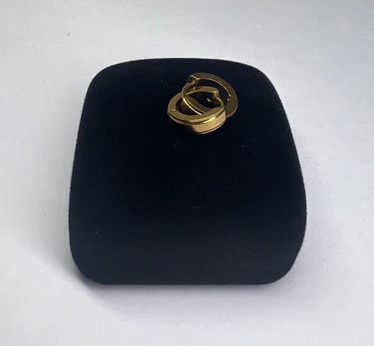 ARGOLA BANHADA A OURO