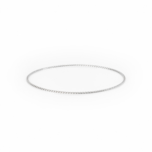 Pulseira De Prata Grumet 20CM