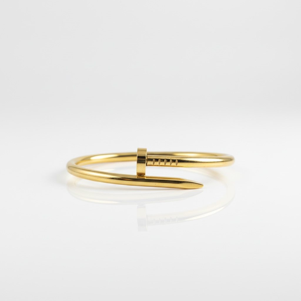 Bracelete Prego | Iconic Luxury 2 anos de garantia - Gold Steel