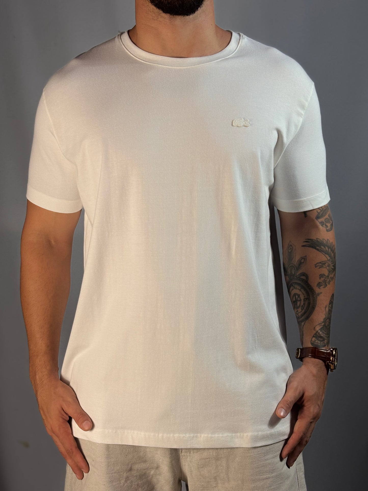T-Shirt Lacoste | Coton Pima - All White