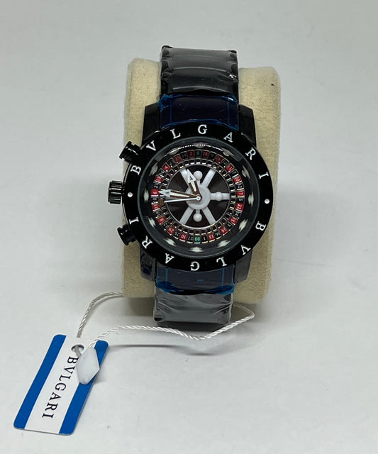 RELÓGIO BVLGARI PRETO CASSINO