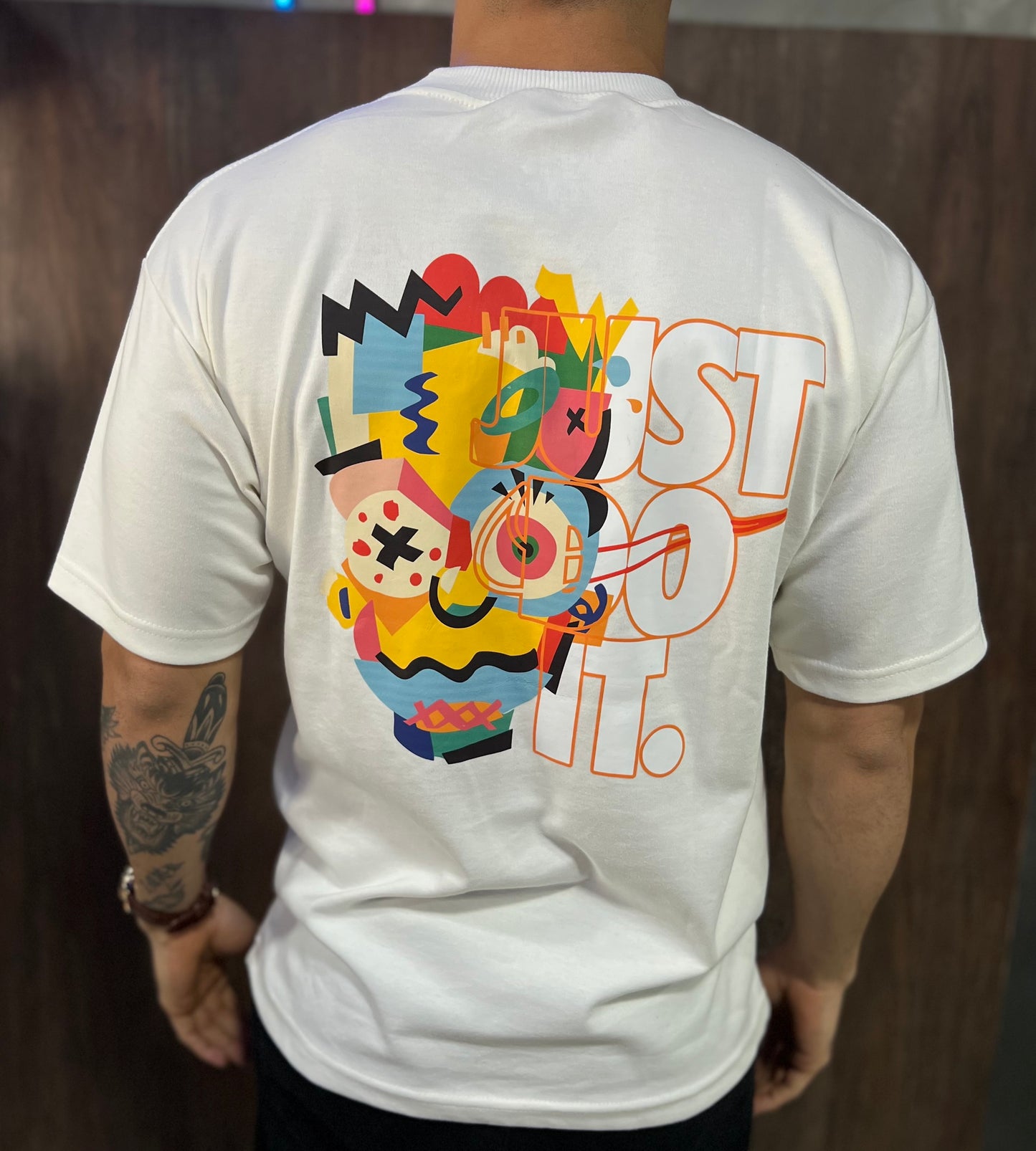 Oversized Nike | Wide Presence - Off White Just do It Orange DTL