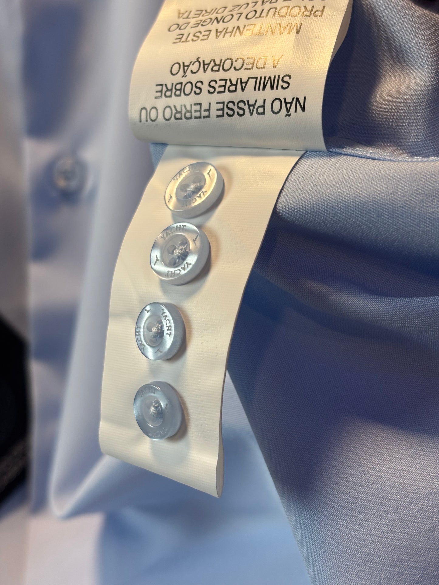Camisa Social Yacht - Slim Fit - Fibra de Bambu - Azul Clara
