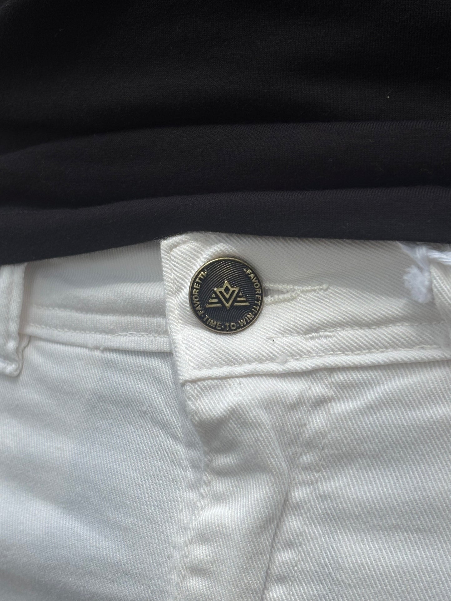 Calça Sarja Favoretti | Slim Fit Elite Twill