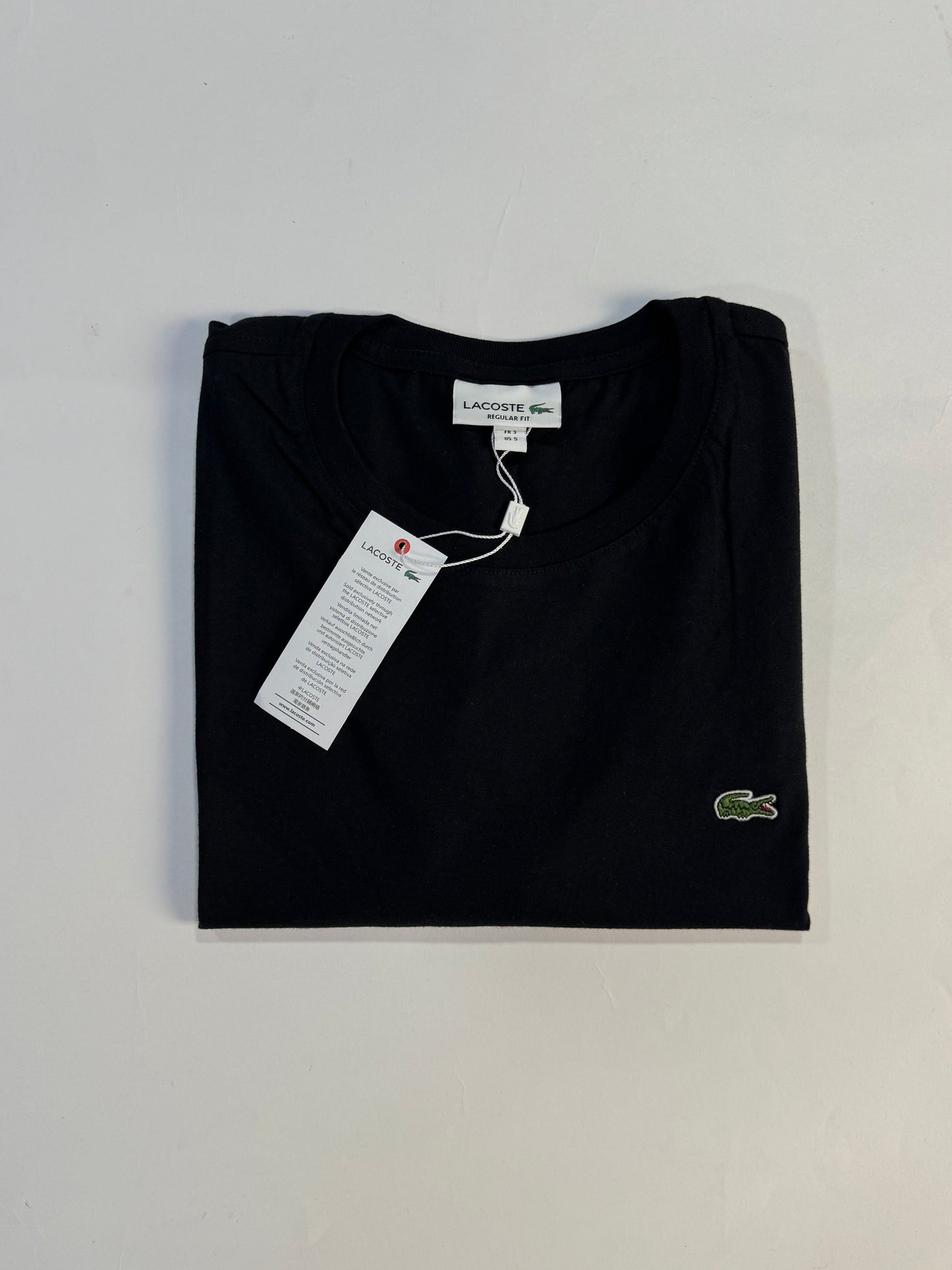 T-Shirt Lacoste | Tee Genuine Cotton Tanguis Pima -  Noite Clássica