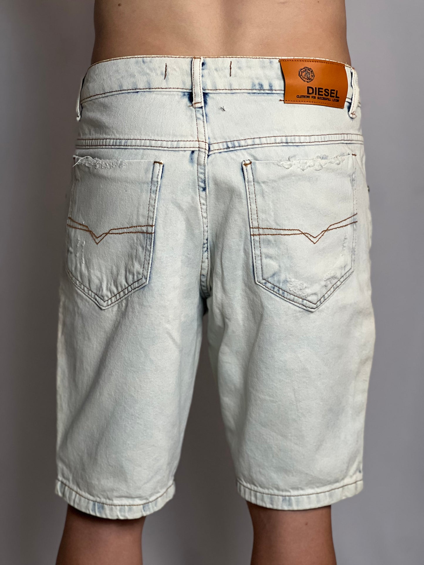 Bermuda Jeans Diesel | Denim Crown - White ocean