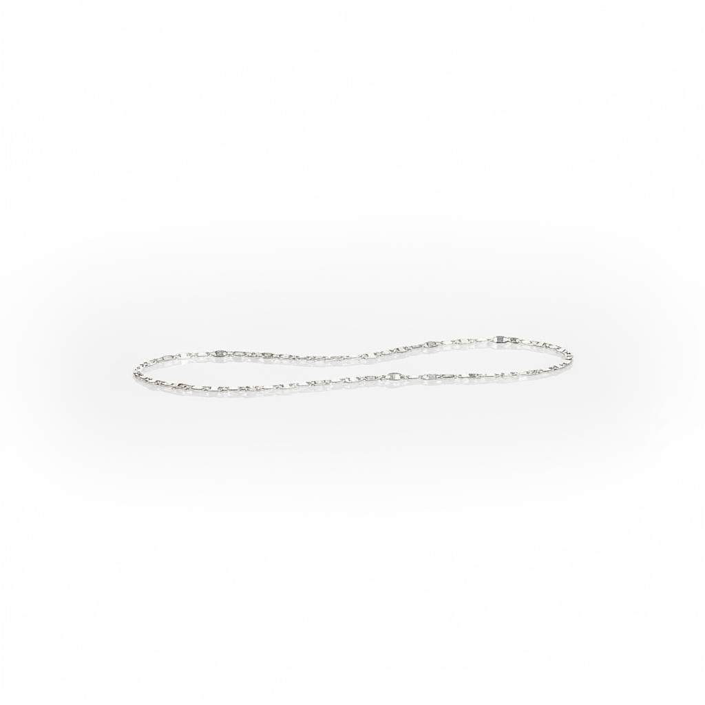 Pulseira De Prata Piastrine 19.5CM