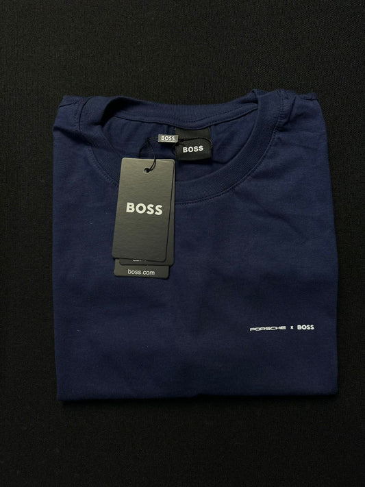 Camiseta Porshe Boss | Pima Cotton - Azul Marinho
