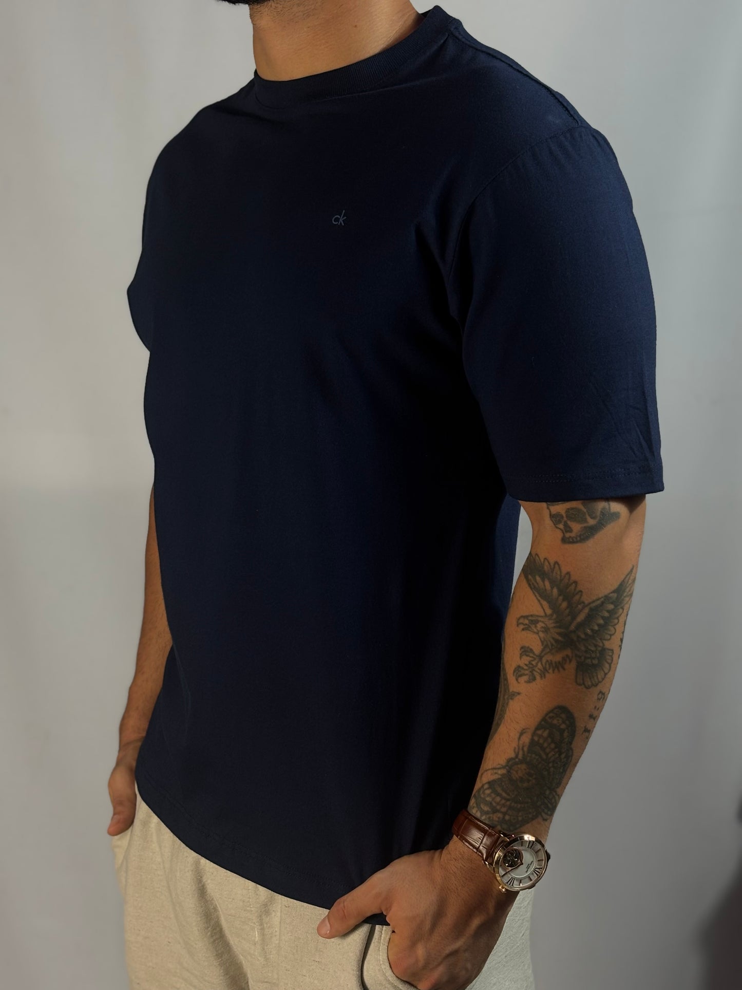 T-Shirt X | Algodão Tradicional - Navy Blue