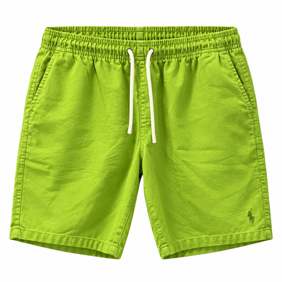 Short Casual Linho Polo Ralph Lauren  natural Flow verde cítrico