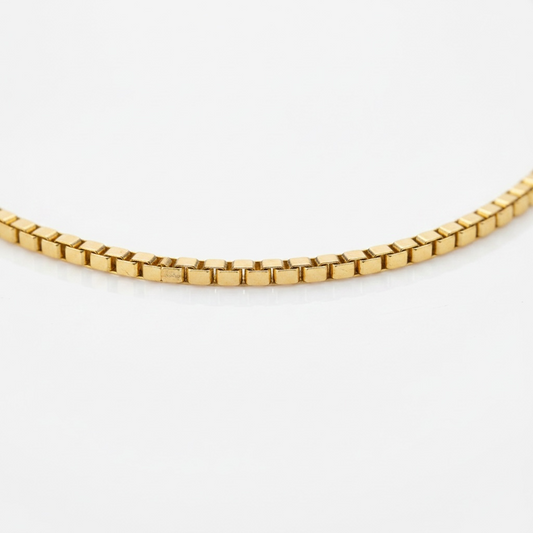 Veneziana | corrente banhada a ouro 18K | 70cm