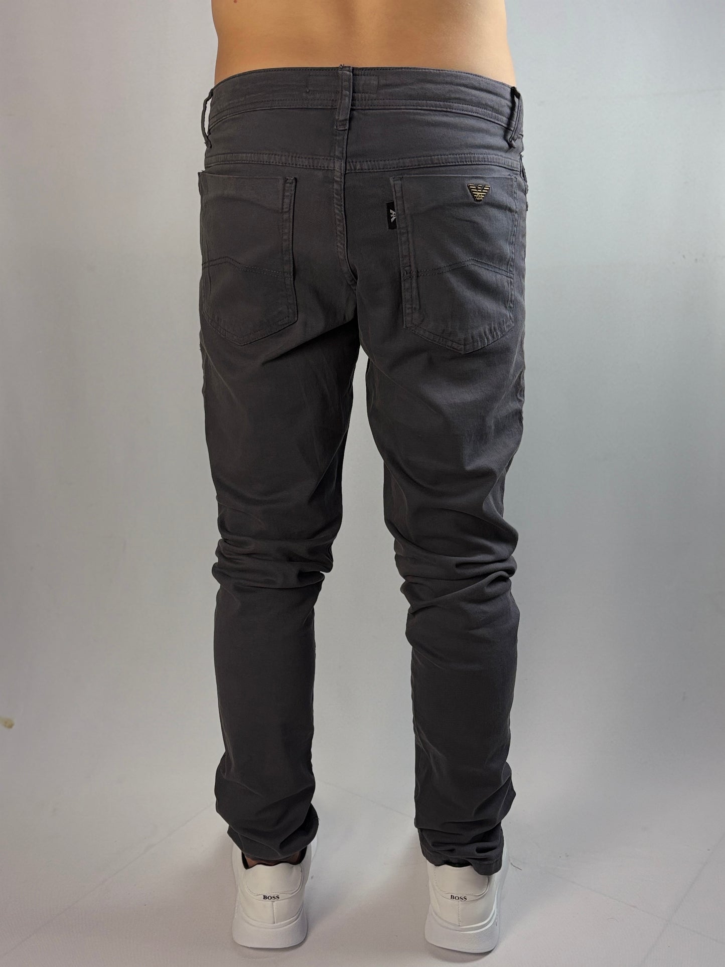 Calça Jeans Armani | Skinny - Cinza