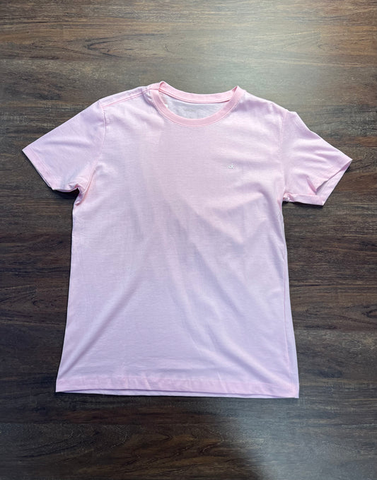 CAMISETA CALVIN KLEIN| Básica Essencial - Rosa Bebê