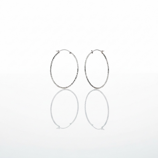 BRINCO DE PRATA | Argola Cobra