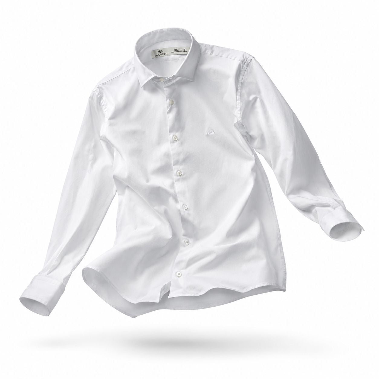 Camisa Social Ateliê Favoretti Algodão Egípcio com Elastano