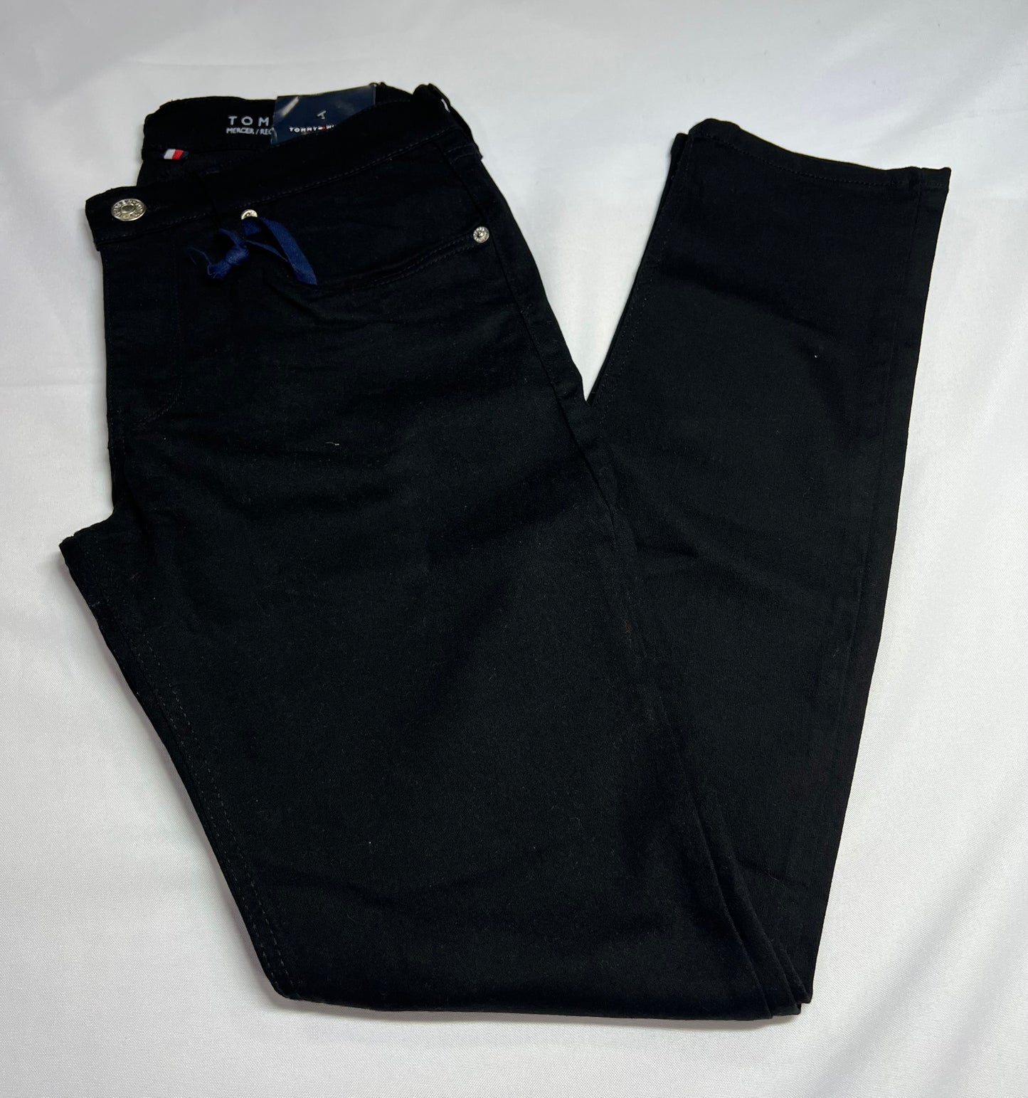 CALÇA JEANS TOMMY HILFIGER PRETA