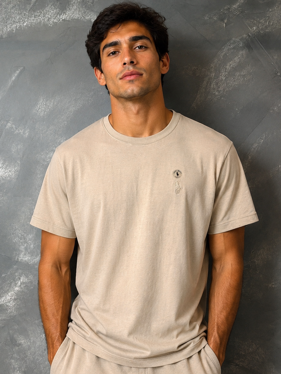 T-Shirt Ralph Lauren | Tee Special Cotton Pima -  Greige
