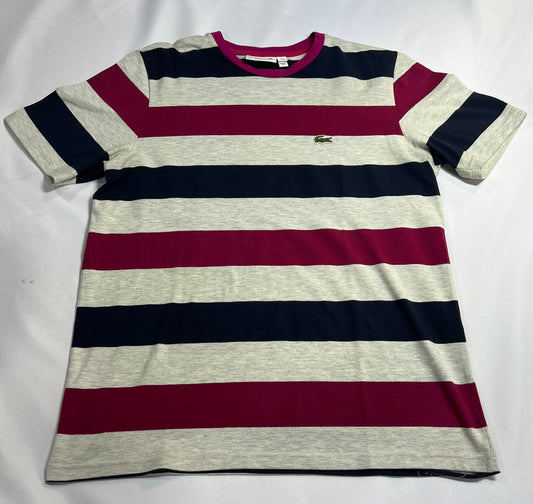 CAMISETA PERUANA LACOSTE LISTRADA