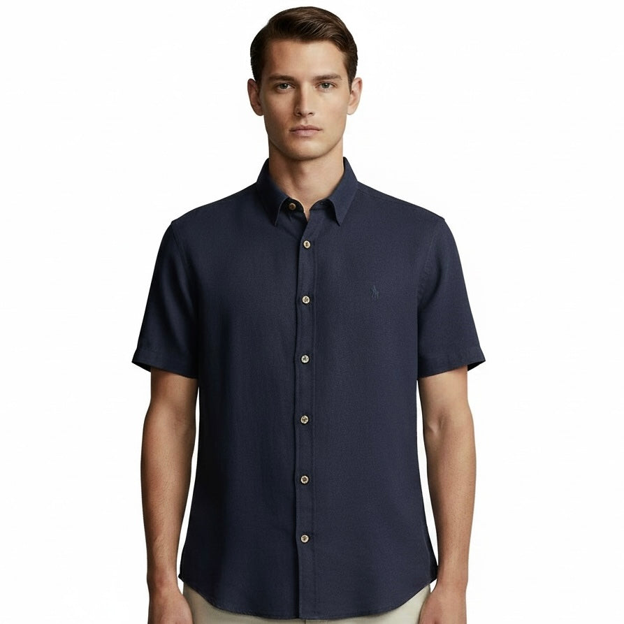 Camisa Ralph Lauren | Casual Linho - Navy Blue