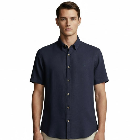 Camisa Ralph Lauren | Casual Linho - Navy Blue
