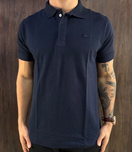 Gola Polo Lacoste | Hidden Placket - Night Edition Monocromático