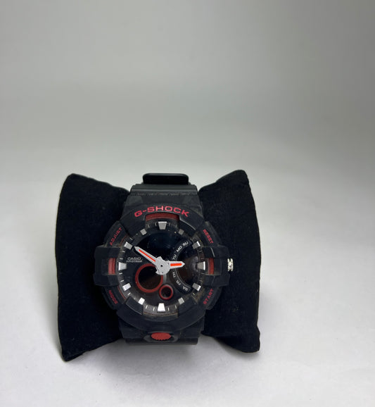 RELÓGIO G - SHOCK PRETO & VERMELHO