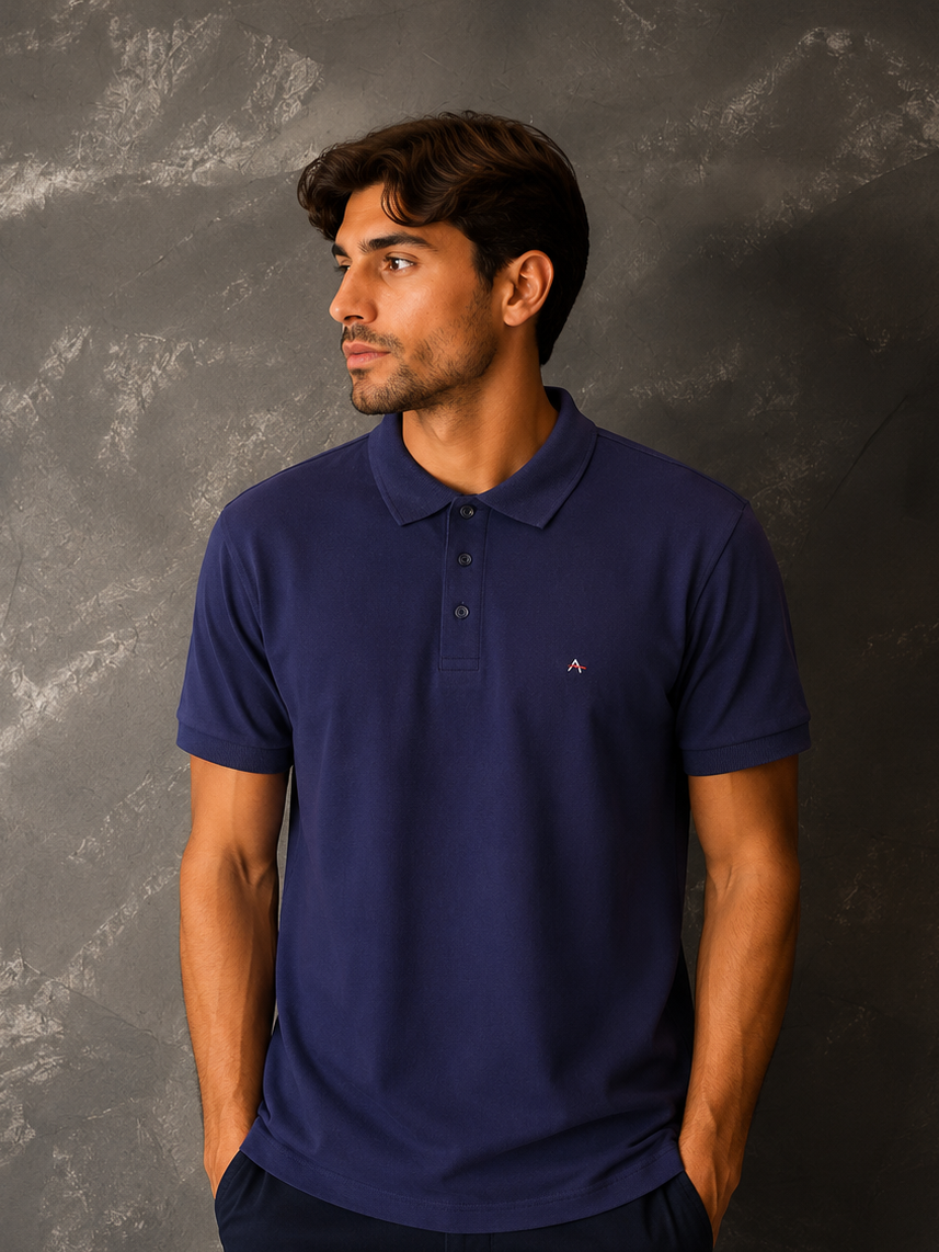 Camisa Polo Aramis Azul