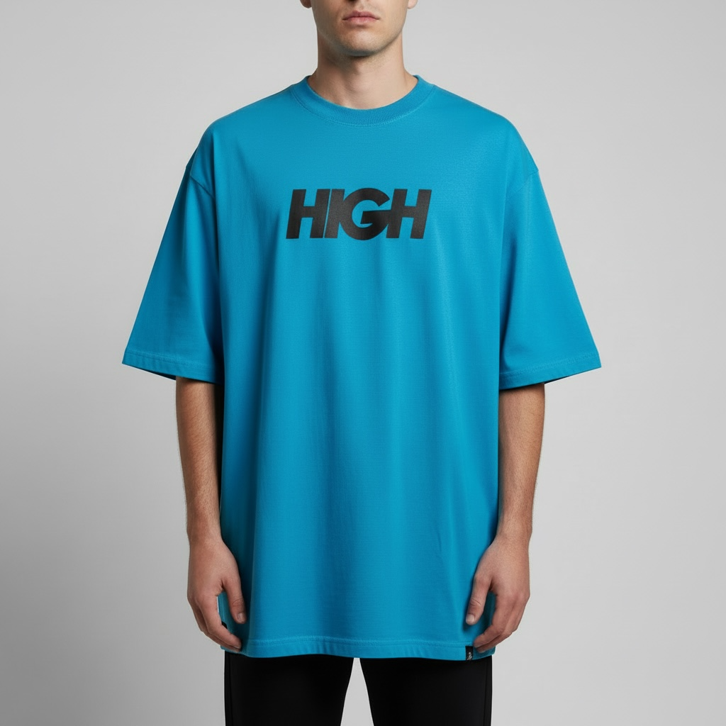 T-Shirt HIGH | Classic Relax - Azul