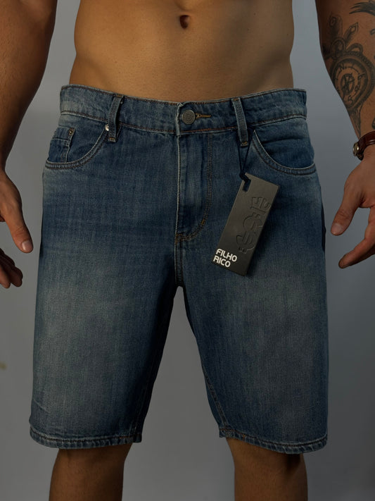 Bermuda Filho Rico | Denim Crown - Blue Jeans