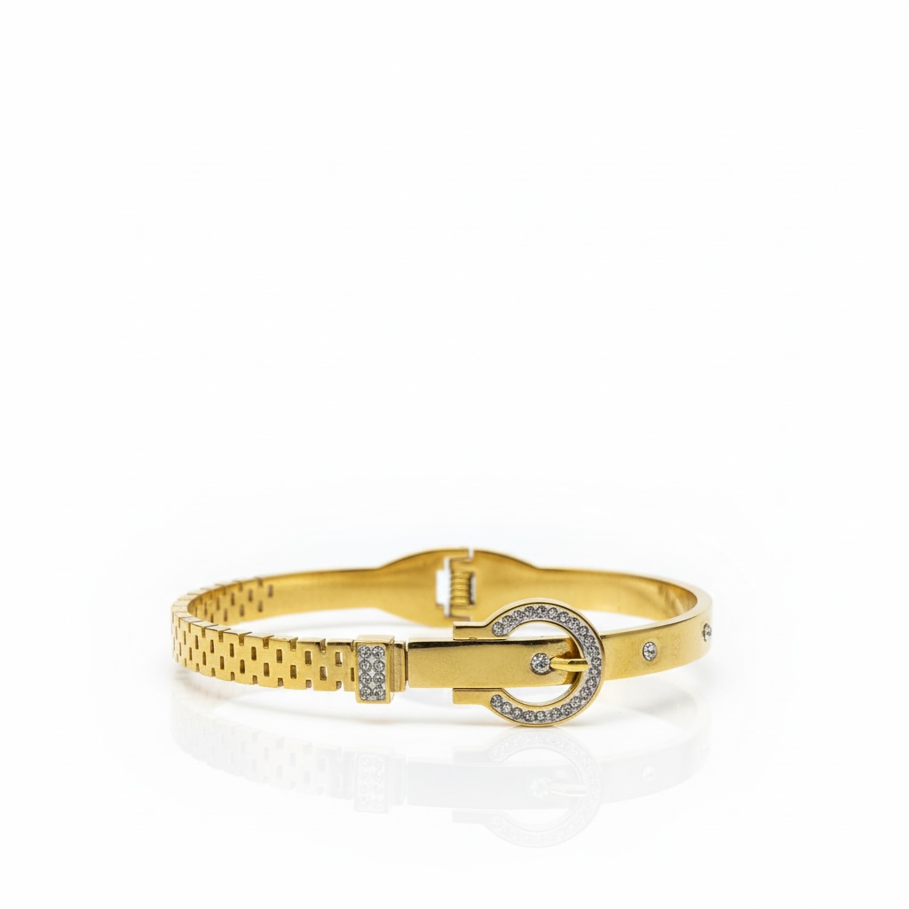 Bracelete Lux | Iconic Luxury 2 anos de garantia - Gold Steel