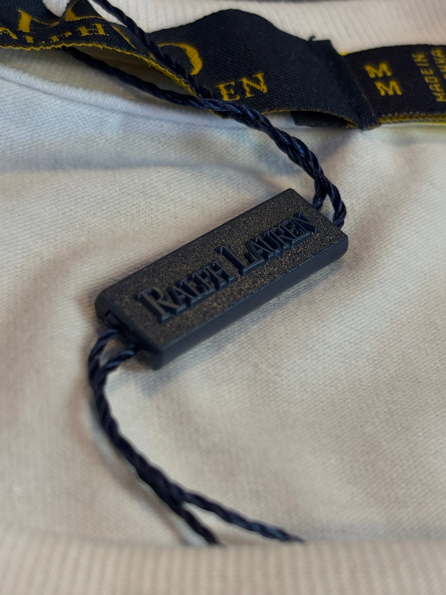 T-Shirt Ralph Lauren Tee Special Cotton Pima Branca Clássica