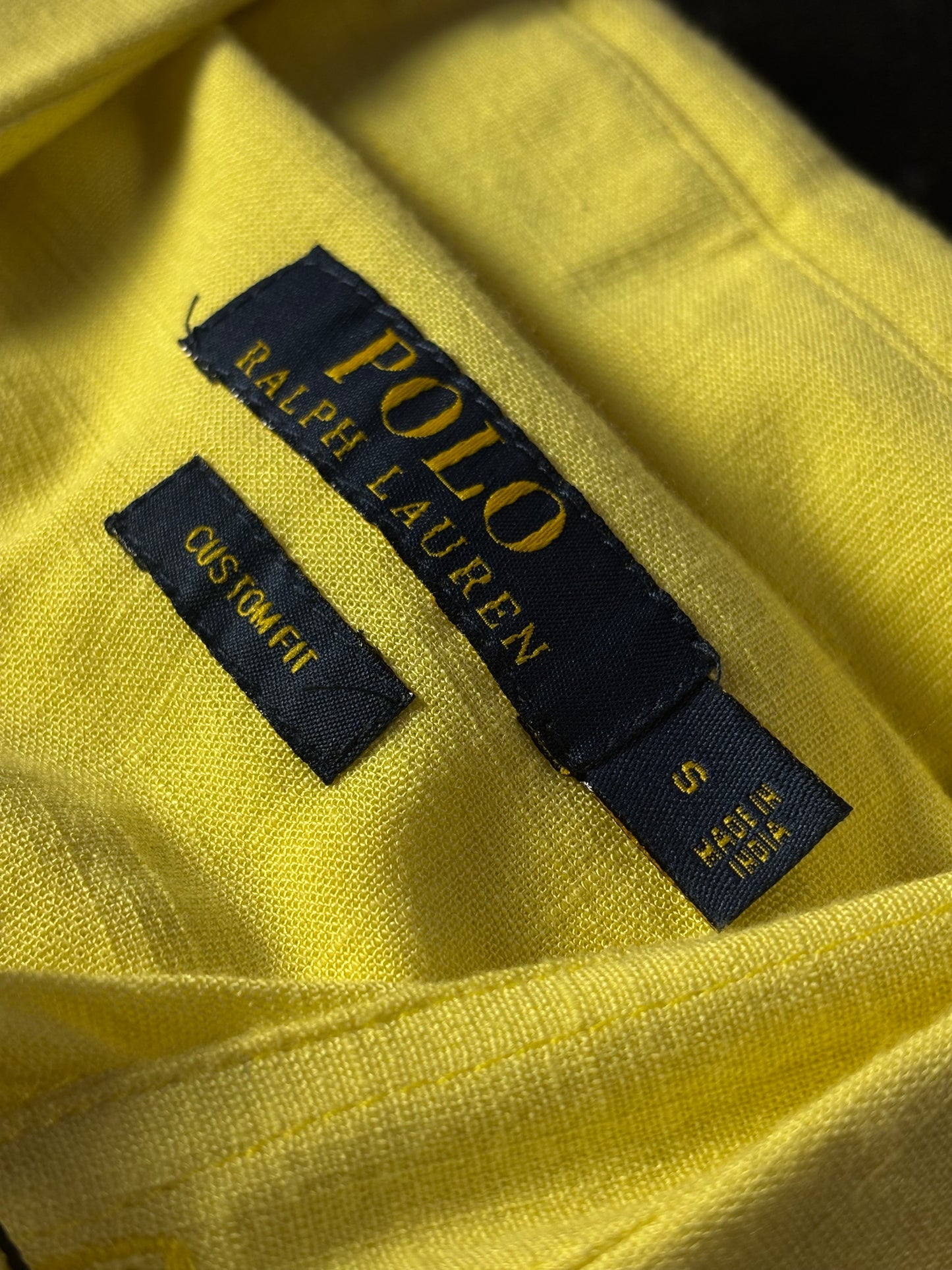 Camisa Ralph | Casual Linho - Amarelo