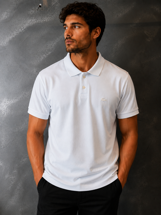 Camisa Polo Lacoste Branca