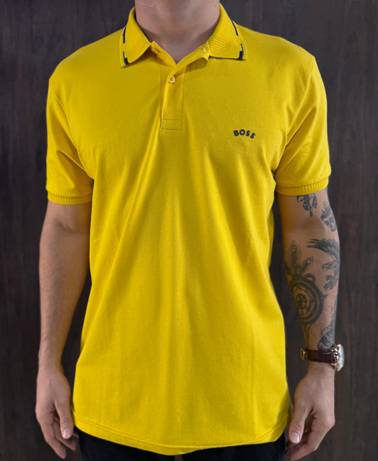 Gola Polo Boss | Clássica - Amarelo Cítrus