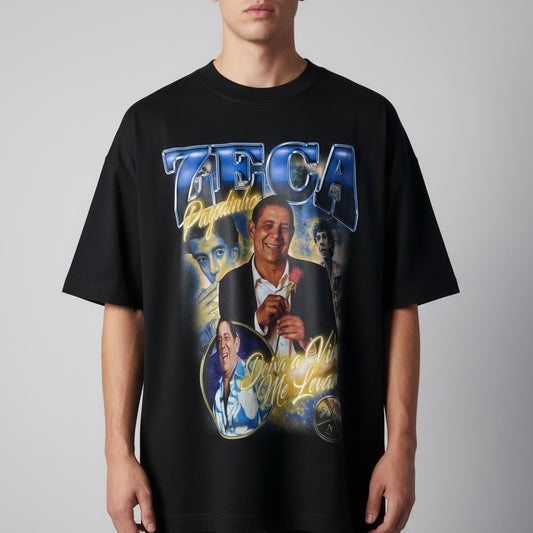 Camiseta Oversized | +71 Zeca | Preta