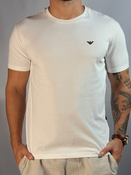 T-Shirt Armani | Pima - Classica Branca